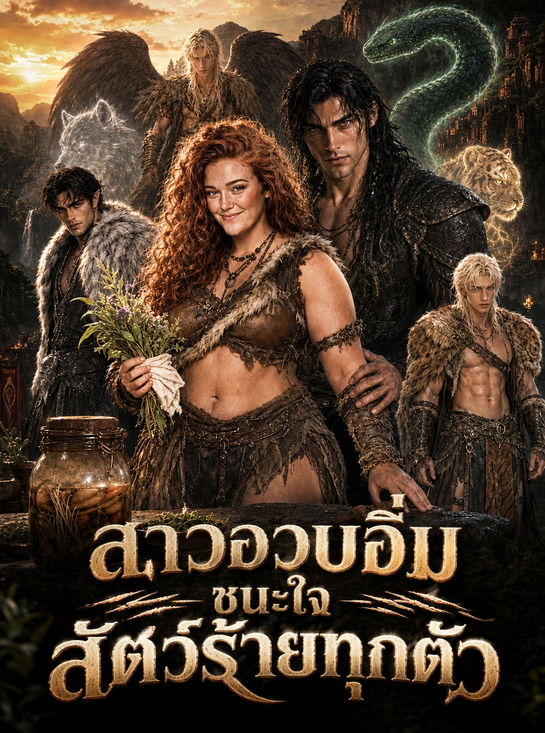 สาวอวบอิ่มชนะใจสัตว์ร้ายทุกตัว