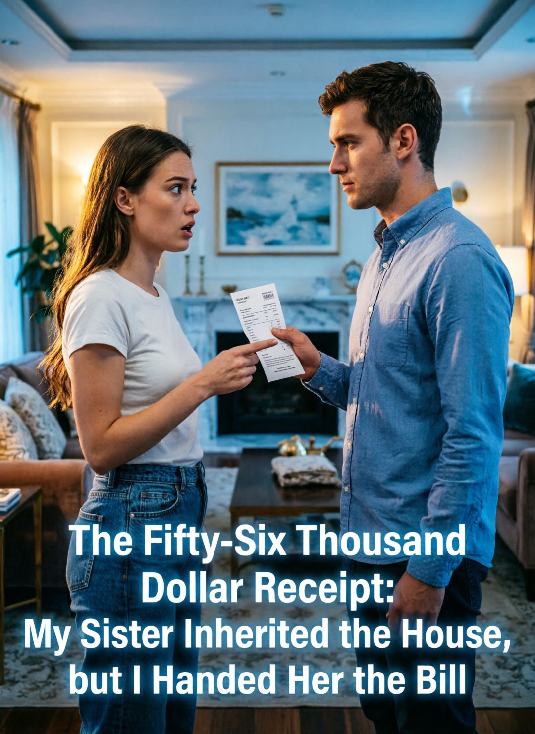 The Fifty-Six Thousand Dollar Receipt: My Sister Inherited the House, but I Handed Her the Bill