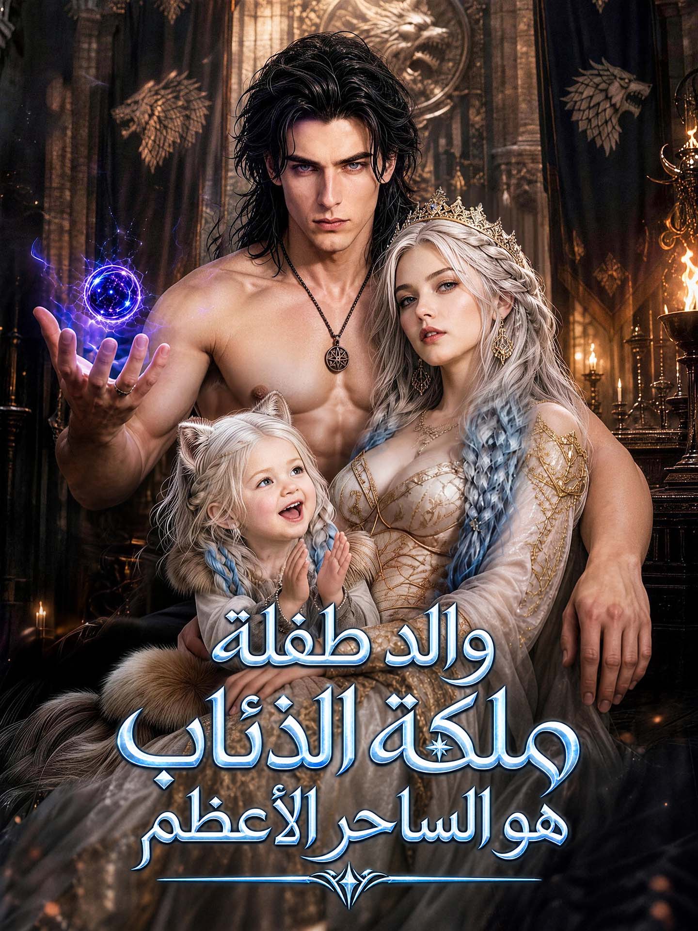 المدبلج-والد طفلة ملكة الذئاب هو الساحر الأعظم