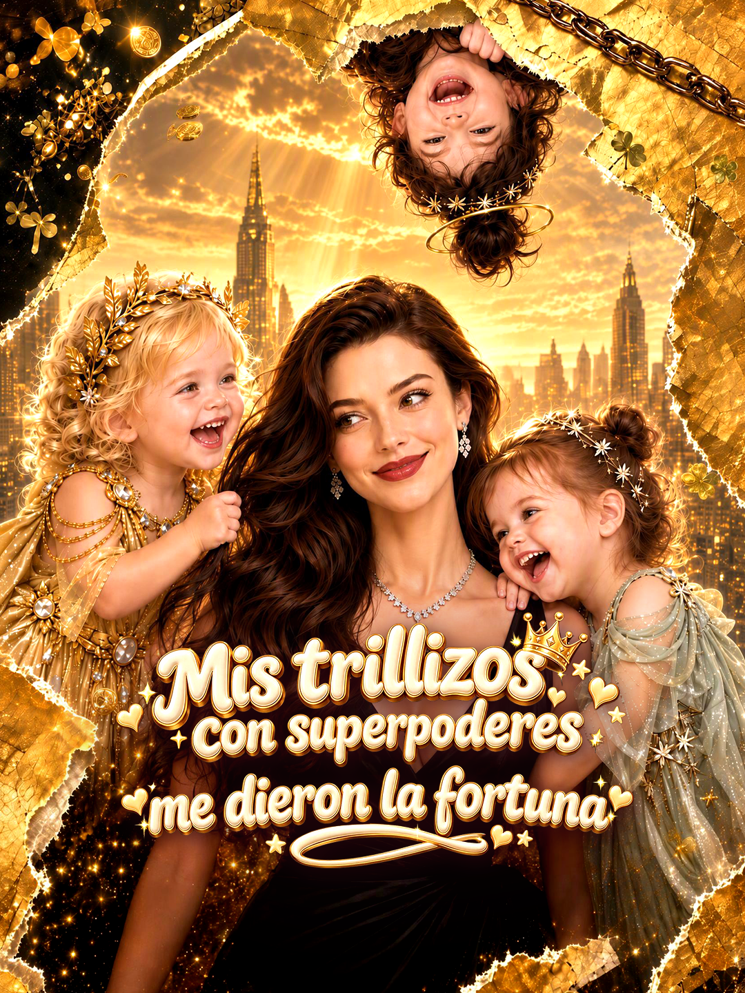 Mis trillizos con superpoderes me dieron la fortuna