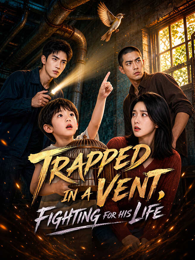 Trapped in a Vent, Fighting for His Life