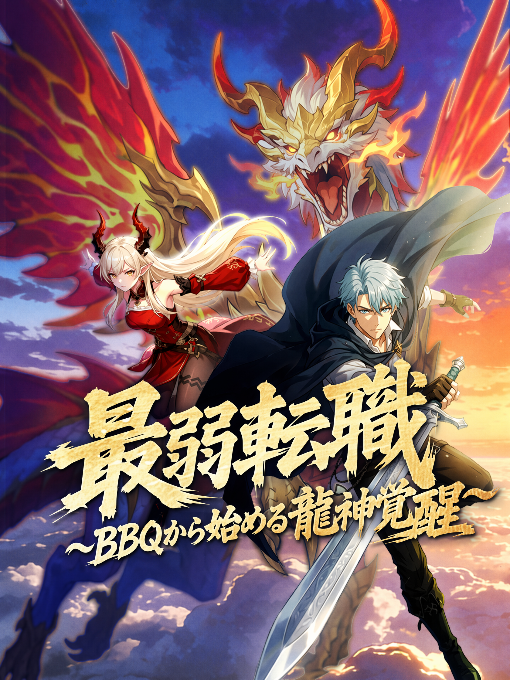 最弱転職 ～BBQから始める龍神覚醒～