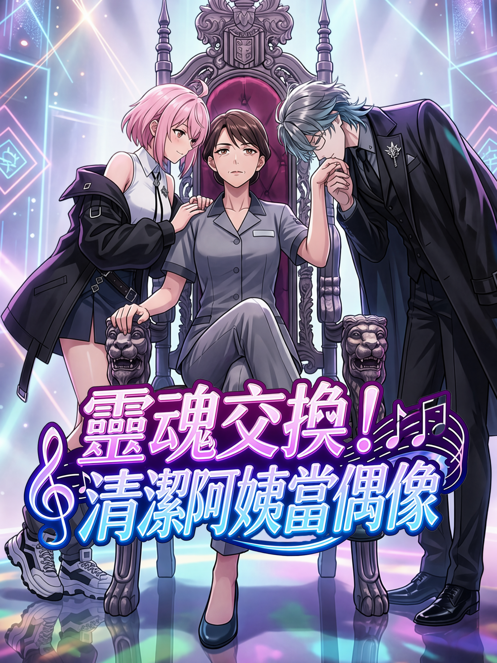 靈魂交換！清潔阿姨當偶像