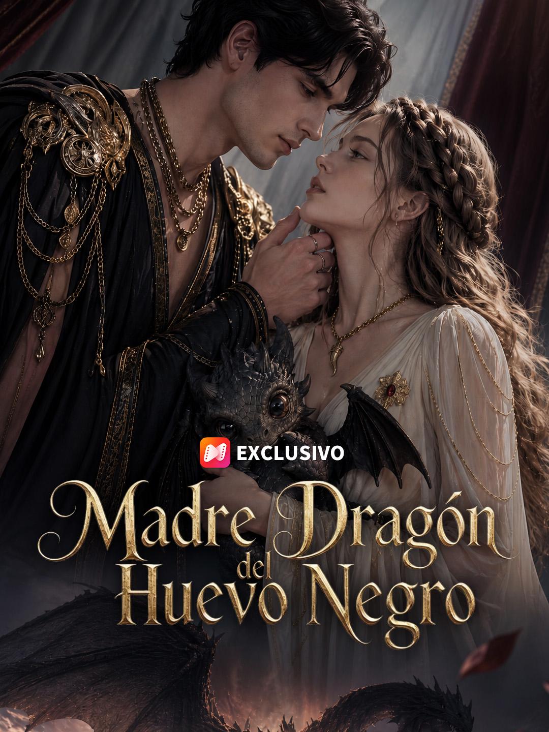 Madre dragón del huevo negro