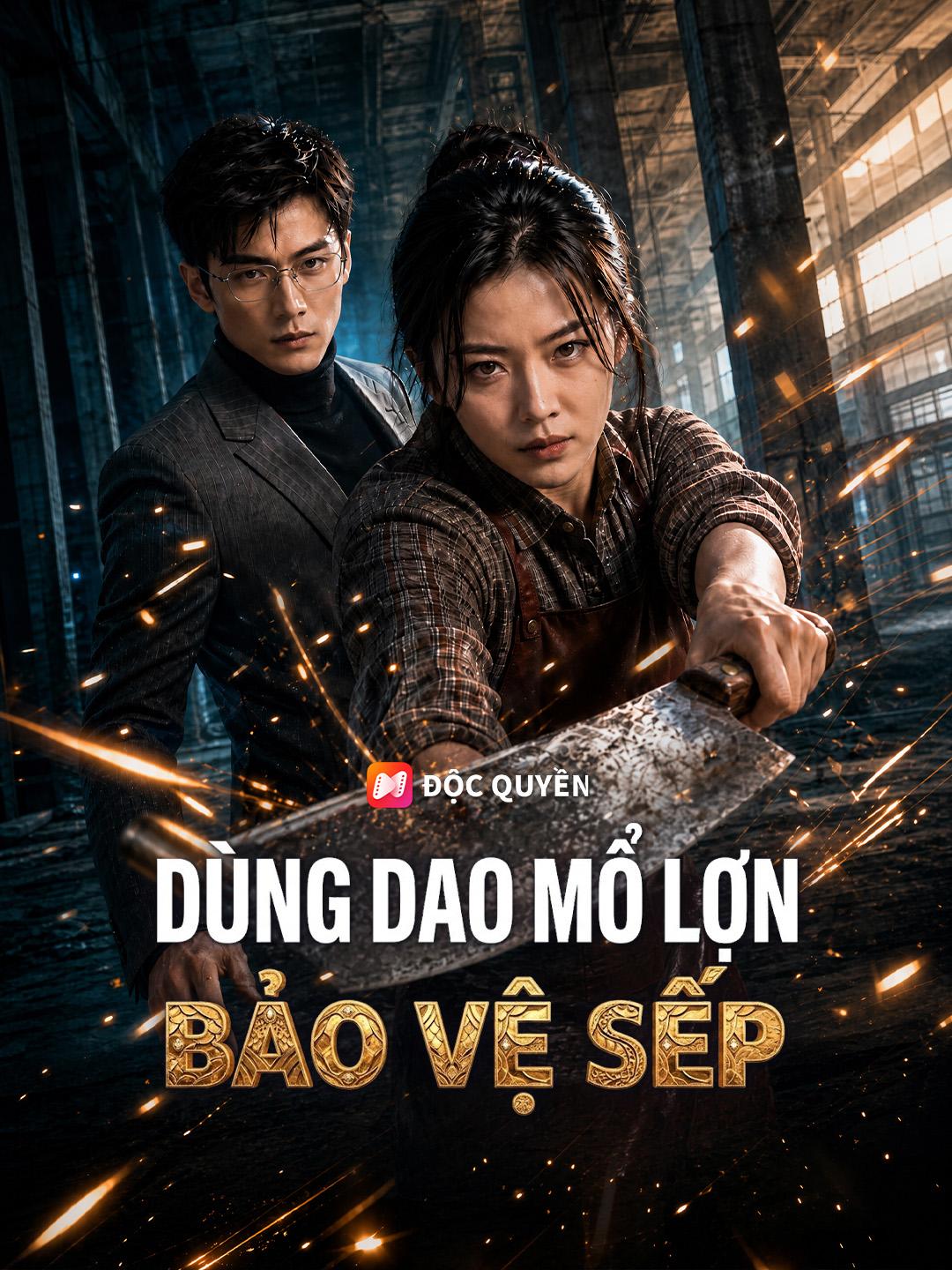 Dùng Dao Mổ Lợn Bảo Vệ Sếp