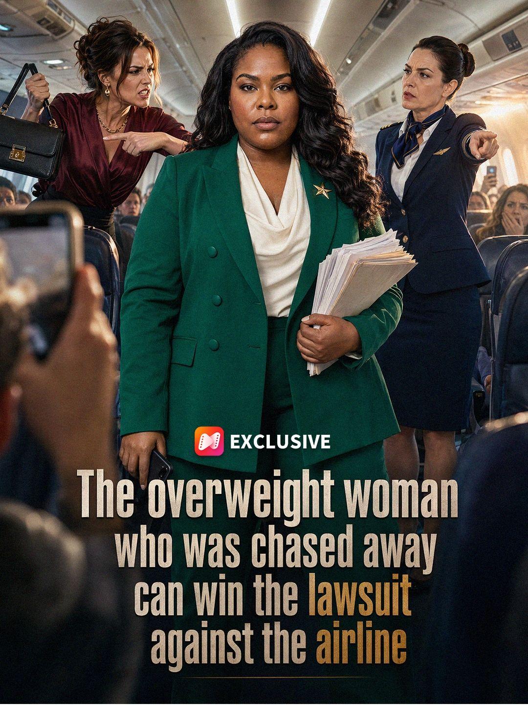 The overweight woman who was chased away can win the lawsuit against the airline