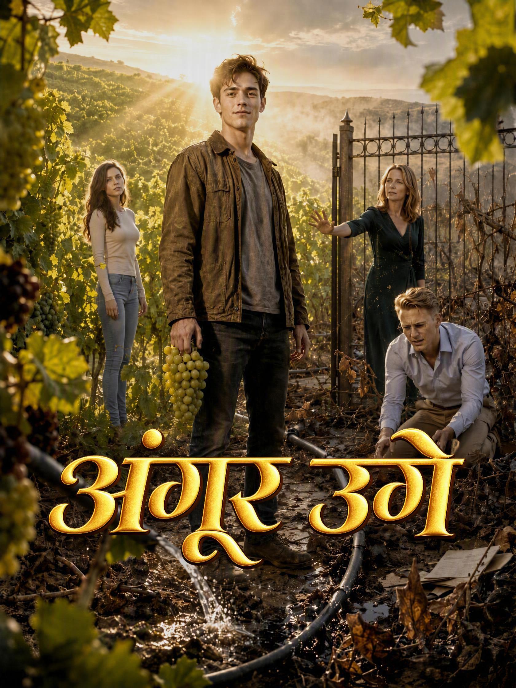 अंगूर उगे