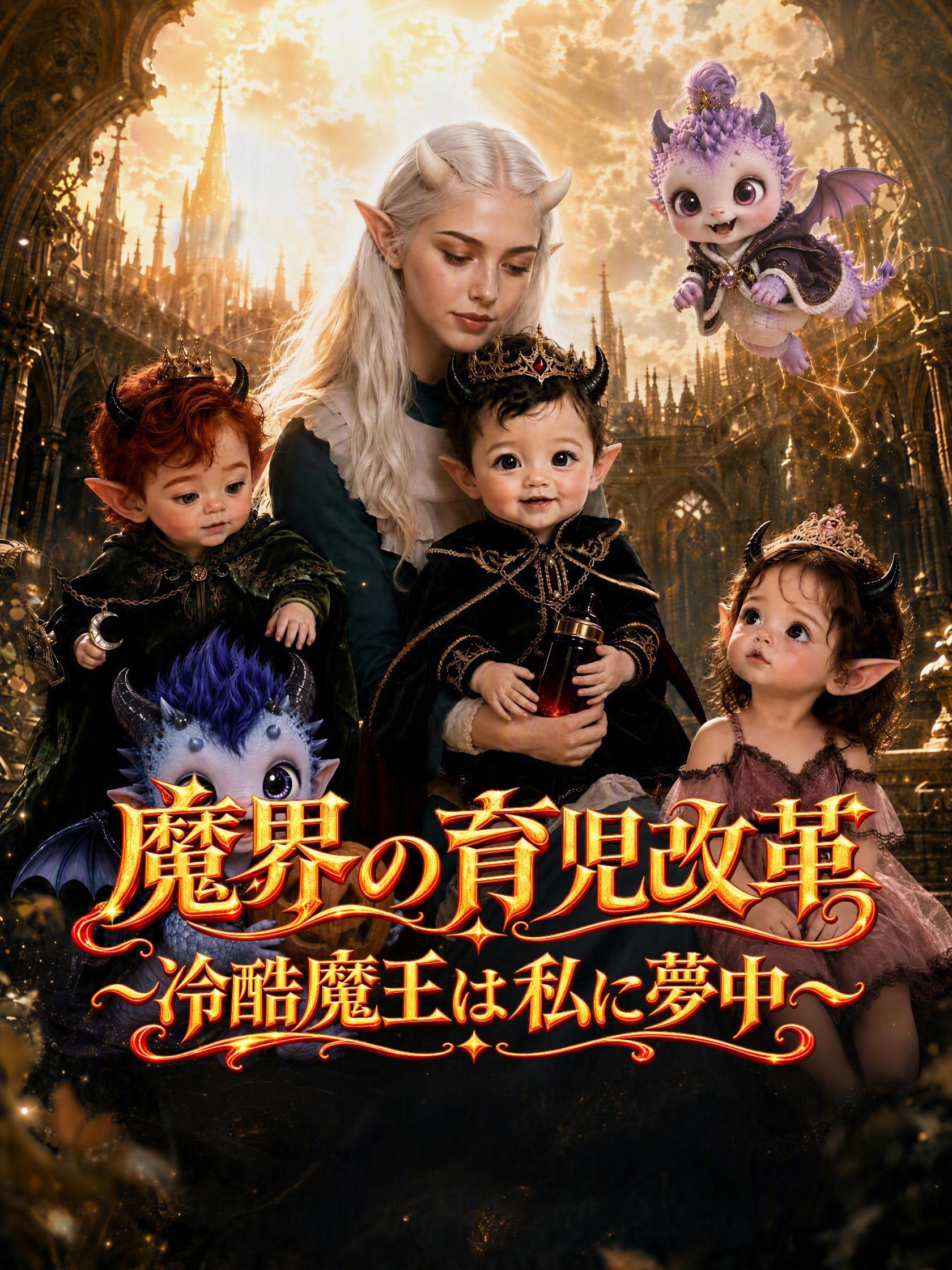 魔界の育児改革～冷酷魔王は私に夢中～