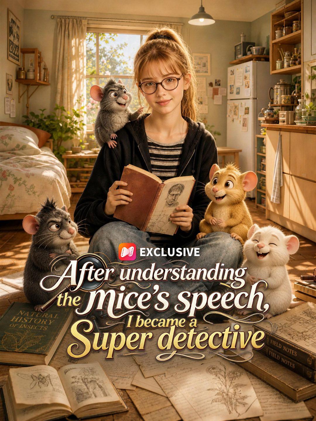 After understanding the mice's speech, I became a super detective