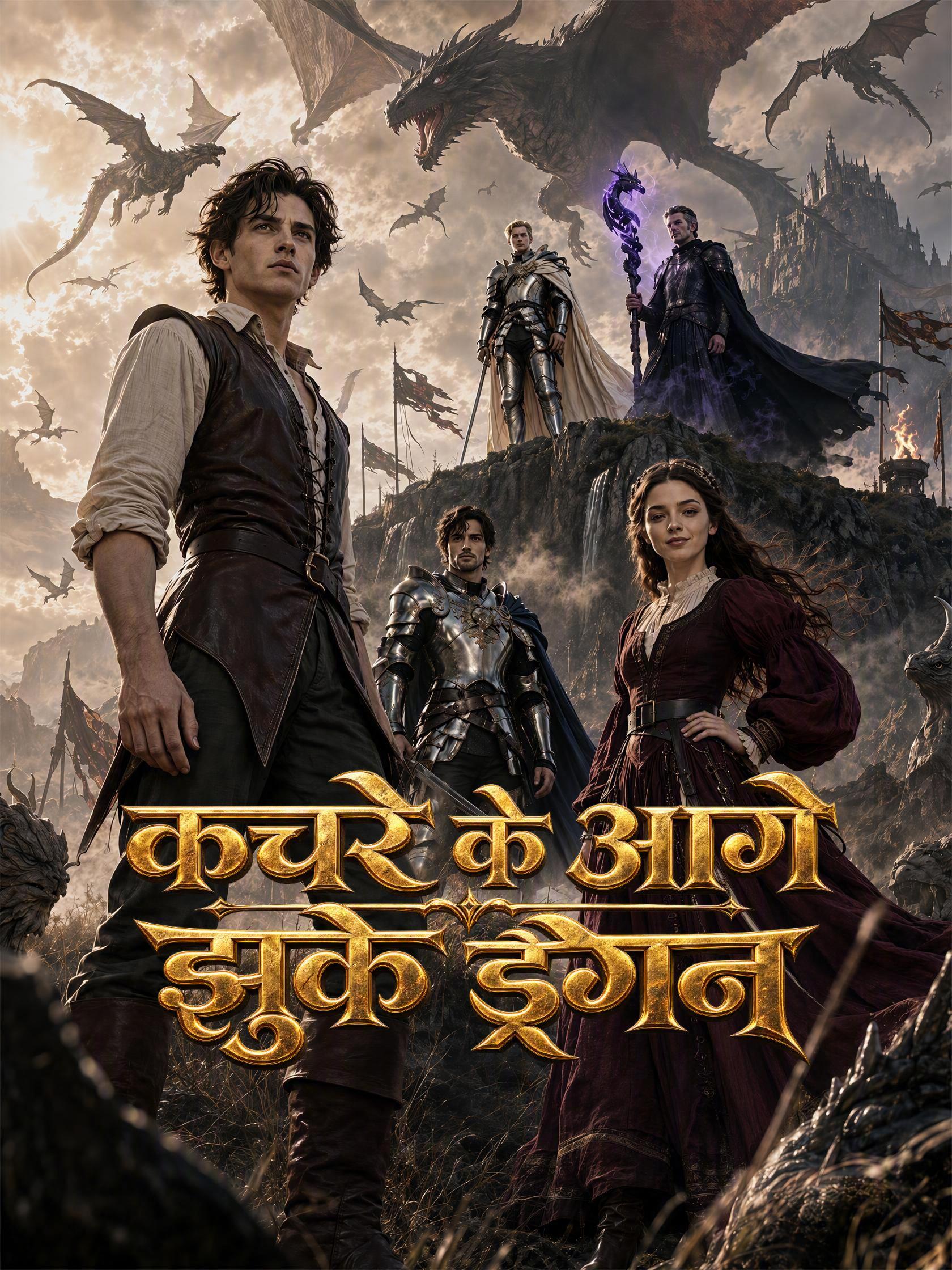 कचरे के आगे झुके ड्रैगन