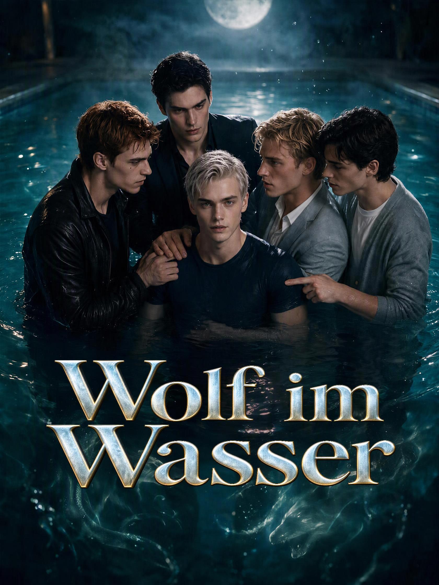 Wolf im Wasser