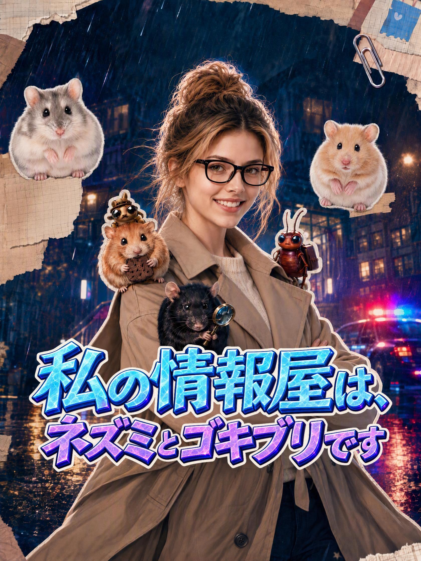 私の情報屋は、ネズミとゴキブリです
