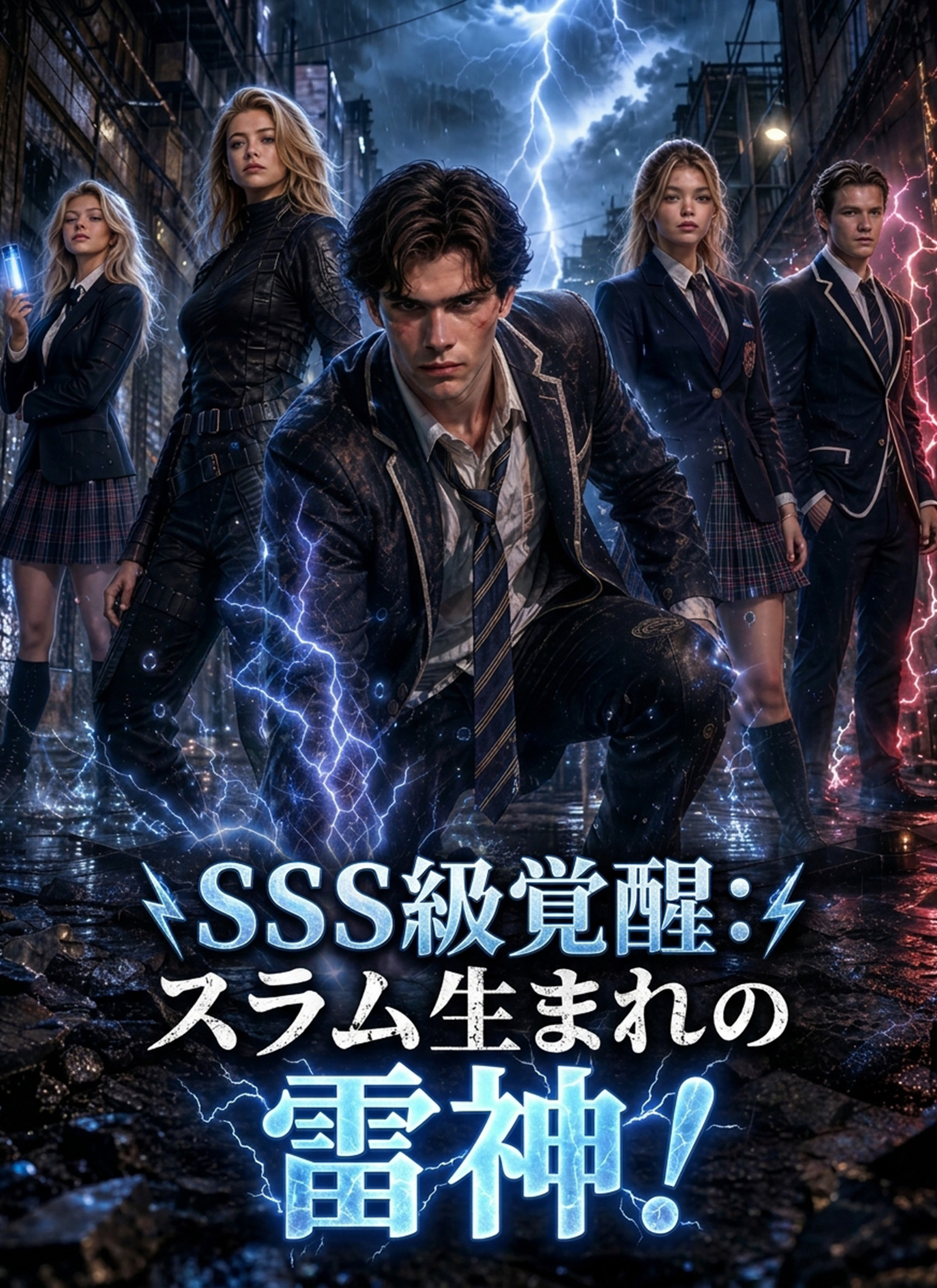 [吹替]SSS級覚醒：スラム生まれの雷神！