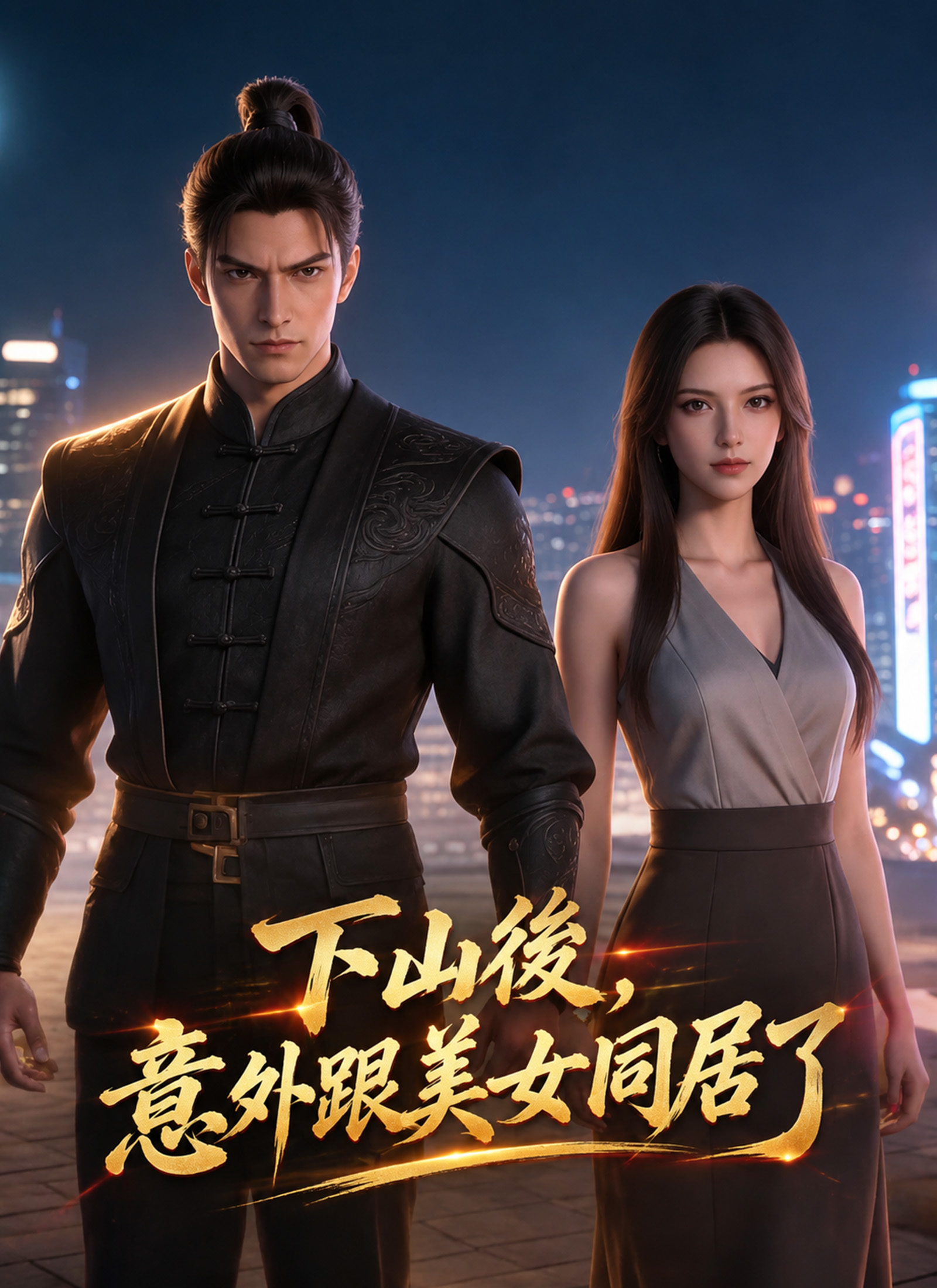 下山後，意外跟美女同居了
