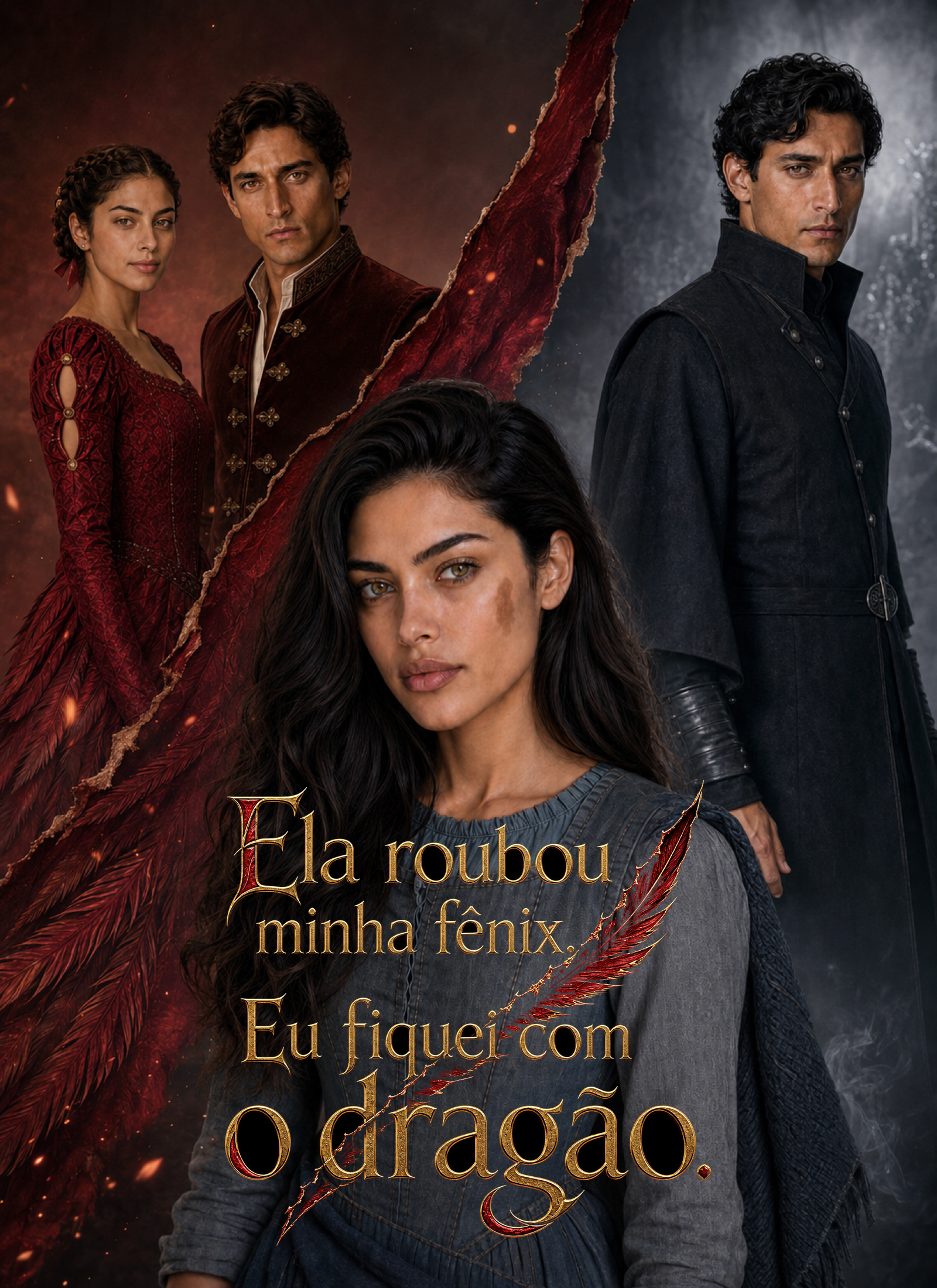 Ela roubou minha fênix. Eu fiquei com o dragão